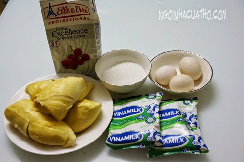 Làm kem sầu riêng tại nhà Làm kem sầu riêng tại nhà