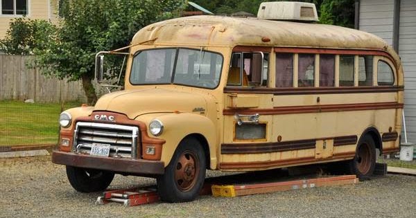 Restoration Project Cars: 1954 GMC School Bus Project
