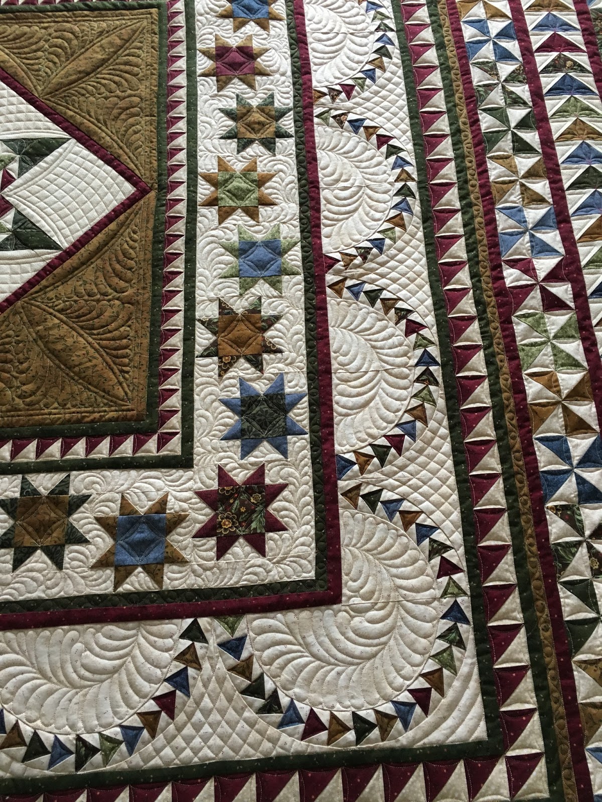 Sewing & Quilt Gallery Client Medallion Quilt