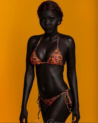 Photos: Meet the South Sudanese model nicknamed 'Queen Of Dark'