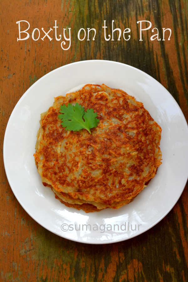Veggie Platter Boxty on the Pan