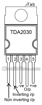 10W Audio Amplifier Circuit by TDA2030 | CircuitsTune