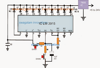 Led Status Button Easy Electronic Circuits: Up Down Push Button LED Control Circuit