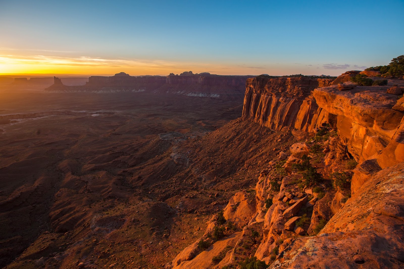 Sunset on Canyonlands, Utah Photography