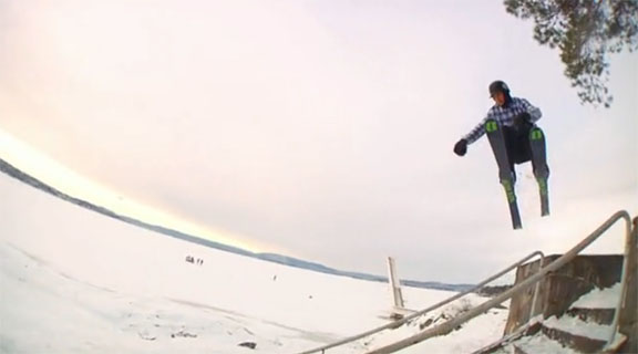 The Trashparty- Watch some great skis and snowboard abuse