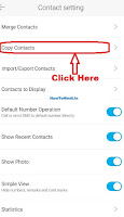how to transfer contacts from one android to another android device