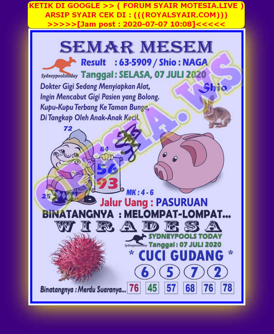 1 New Message Kode Syair Sydney 7 Juli 2020 Forum Syair Togel Hongkong Singapura Sydney 1 New Message Kode Syair Sydney 7 Juli 2020 Forum Syair Togel Hongkong Singapura Sydney
