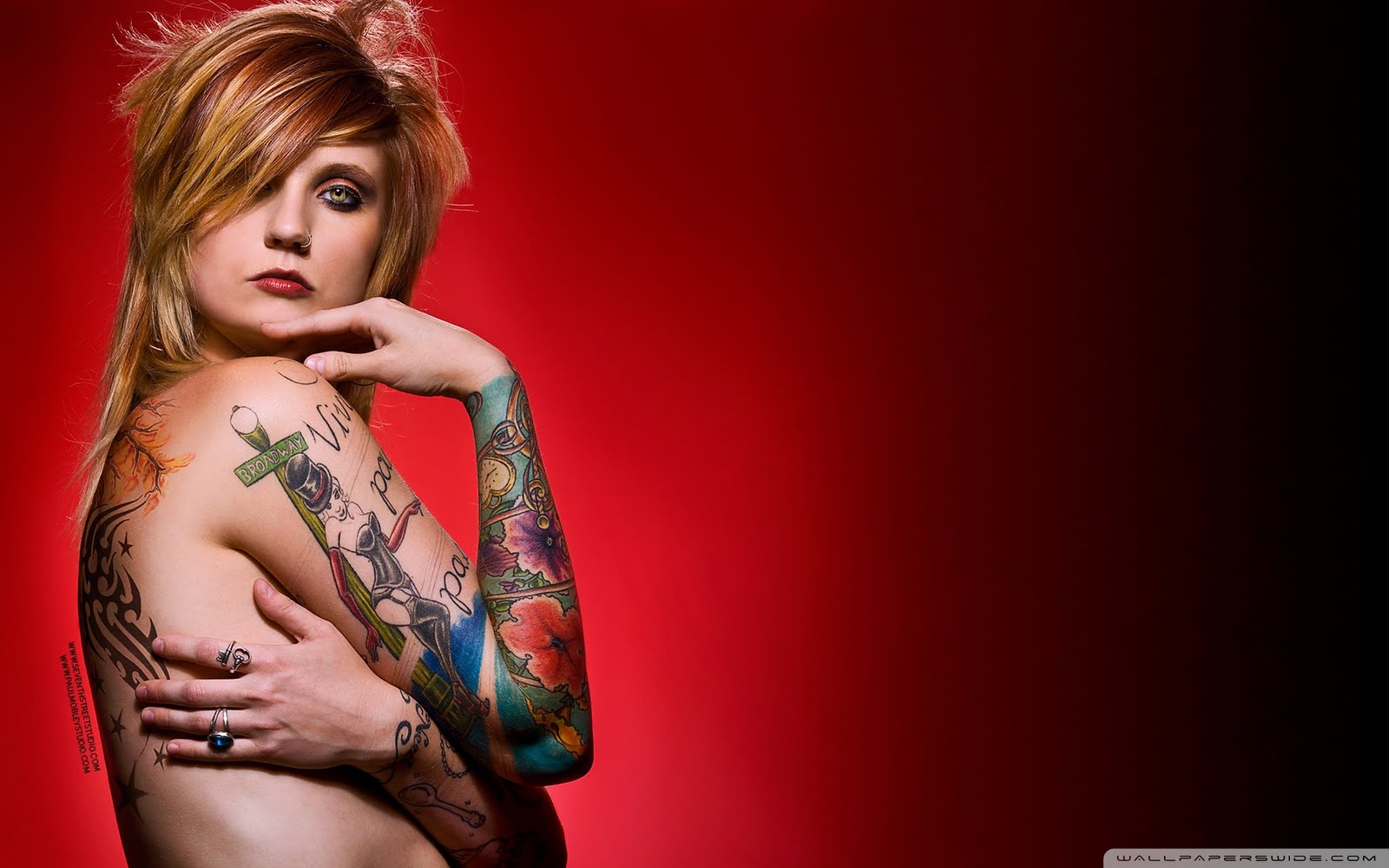 Wallpapershdsize Tattoo Gallery Hot Babes Sexy Devils And Pinup Girls Wallpapers