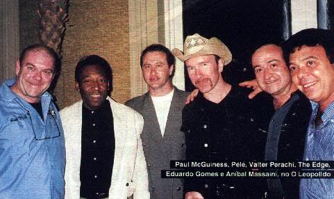 Sir PELÉ, THE KING OF FOOTBALL: Pelé e U2:história curiosa com Bono, jantar  com The Edge e uma revelação do baterista Larry Mullen
