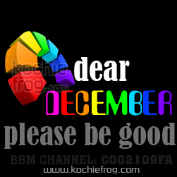 dear december please be good dear december please be good