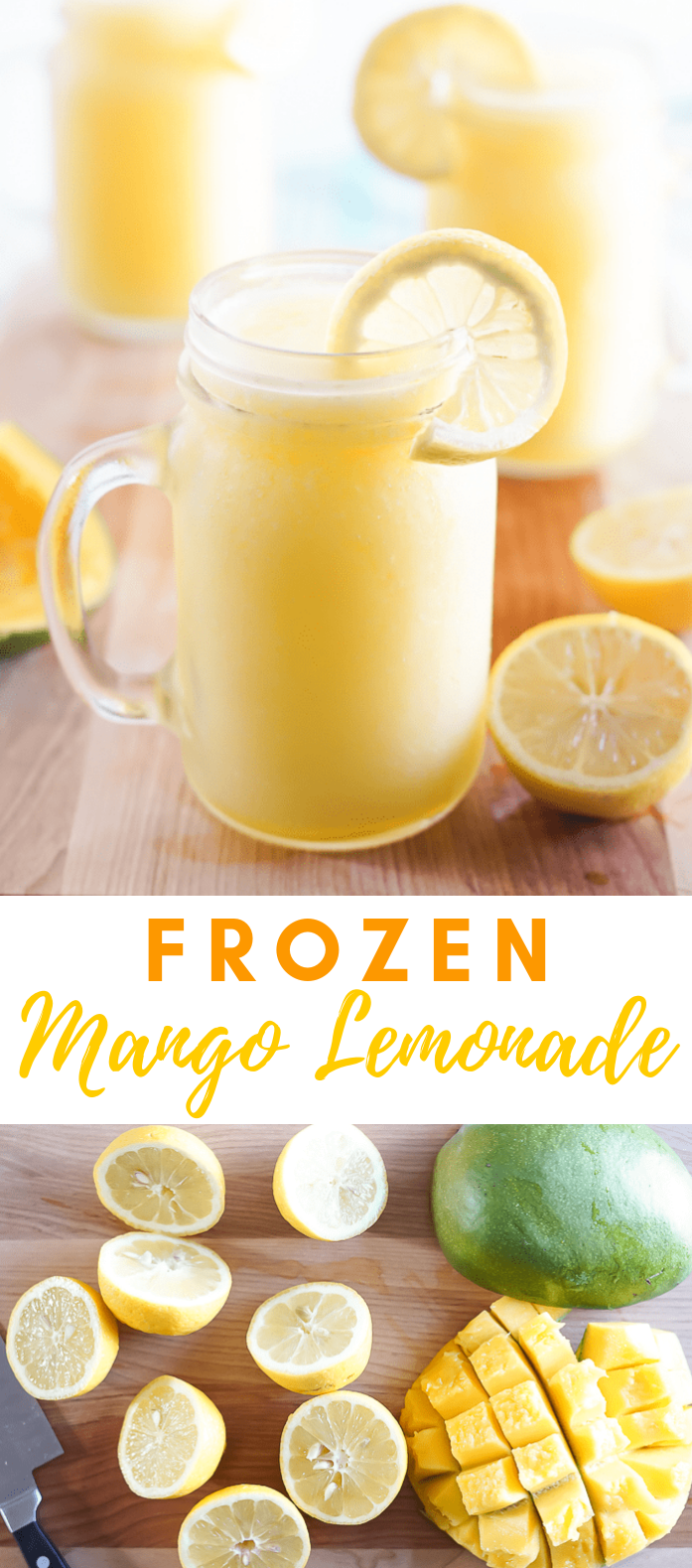 FROZEN MANGO LEMONADE RECIPE #drink #healthydrink FROZEN MANGO LEMONADE RECIPE #drink #healthydrink