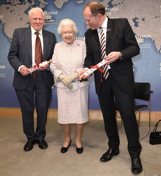 Queen Elizabeth II presented the Chatham House Prize 2019 to Sir David Attenborough and Julian Hector