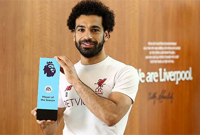 Salah nhận giải Cầu thủ hay nhất Ngoại hạng Anh mùa này