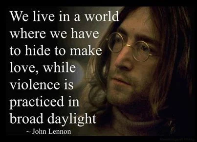 John Lennon Quote on Love and Peace