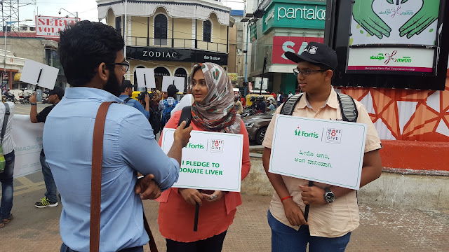 St. Joseph’s College students volunteered for Fortis Hospital’s organ donation campaign St. Joseph’s College students volunteered for Fortis Hospital’s organ donation campaign