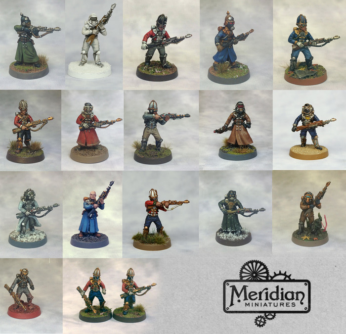 Tabletop Fix Meridian Miniatures Steampunk Army Kickstarter