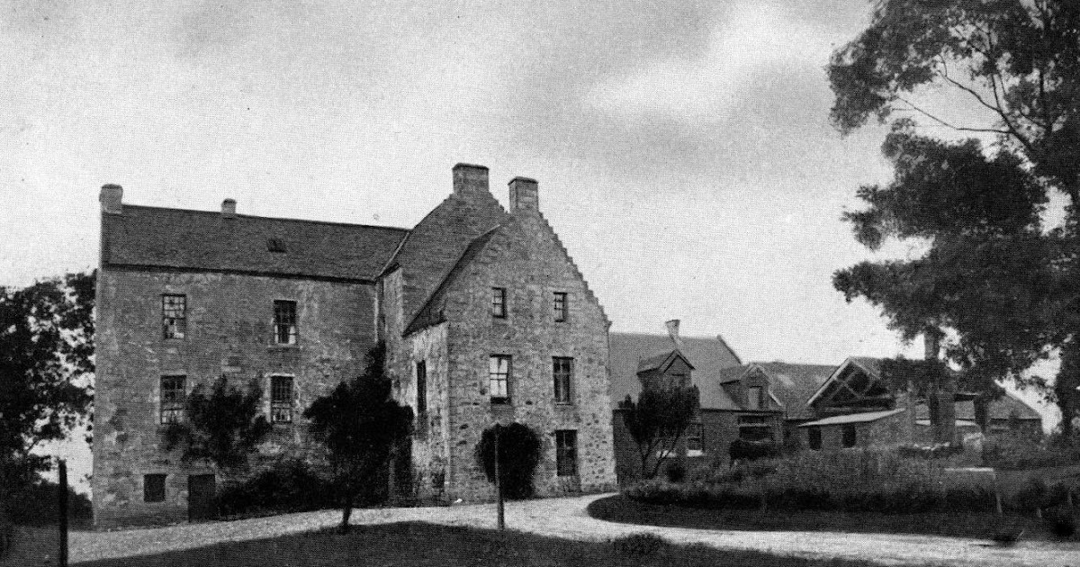 Tour Scotland: Old Photograph Bishopton House Scotland
