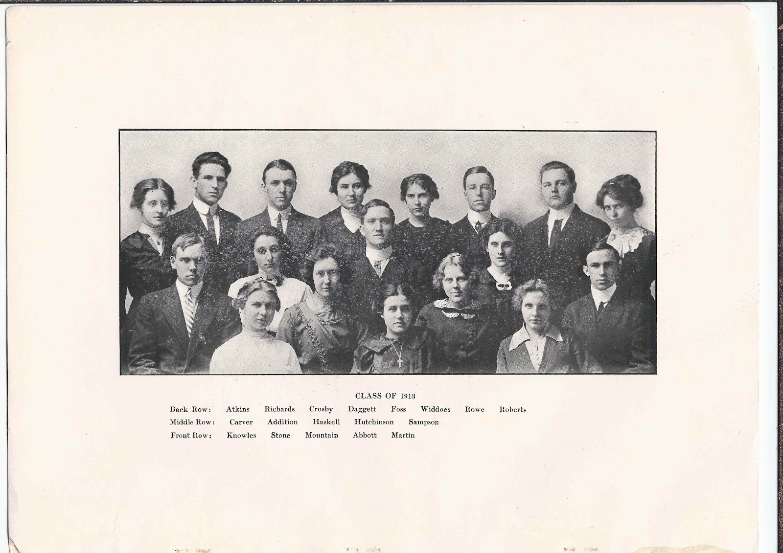 Heirlooms Reunited 1913 Commencement Issue of The of Dexter