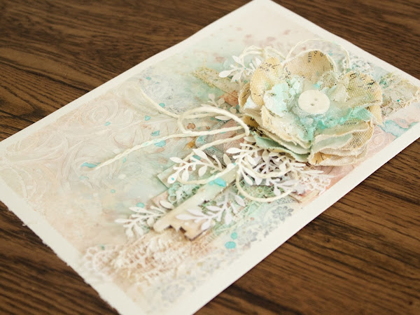 Shabby Chic Journal Page - Step by Step
