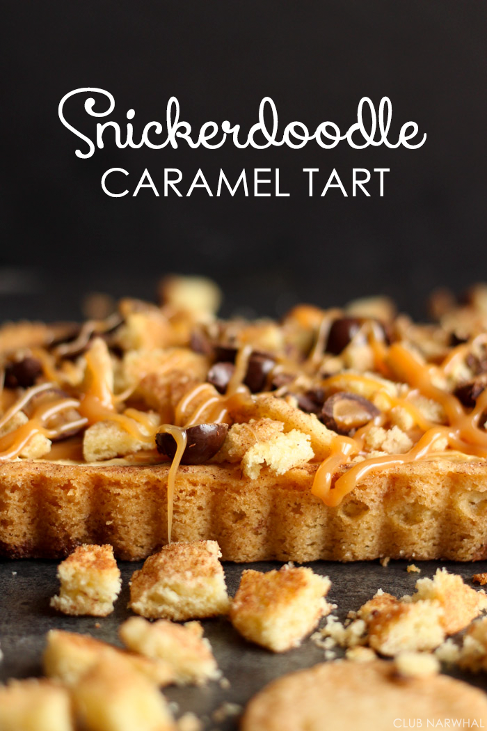 Snickerdoodle Crust Caramel Tart | Club Narwhal 