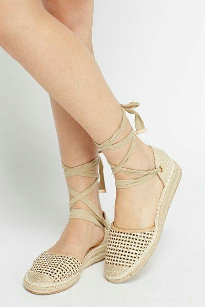 basket weave platform sandals