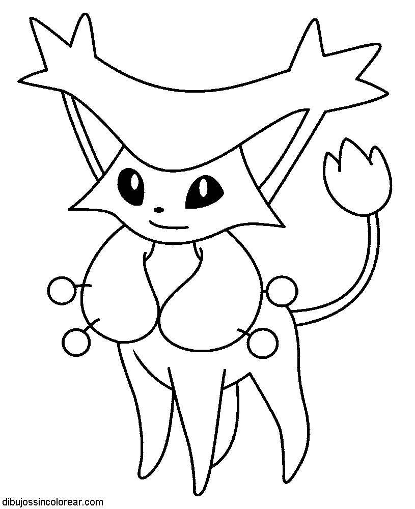 Dibujos Sin Colorear: Dibujos de Pokemon (parte 2) para Colorear
