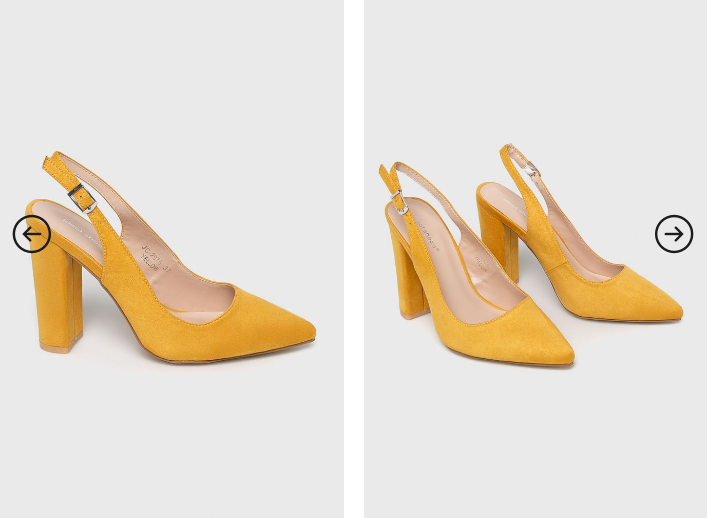 Answear - Pantofi dama cu toc gros din piele intoarsa galbeni Answear - Pantofi dama cu toc gros din piele intoarsa galbeni