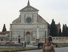 The Church of Santa Maria Novella in Florence was built in the 13th century