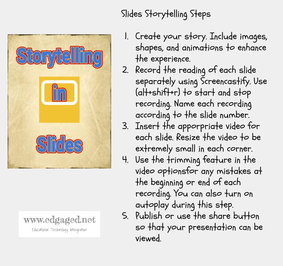 Edgaged Storytelling Slides