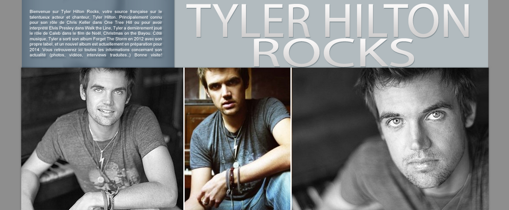 Tyler Hilton Rocks : Votre première source française sur le talentueux Tyler Hilton