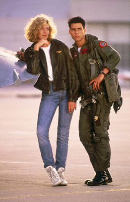Top Gun 1986 Kelly Mcgillis Tom Cruise Image 3