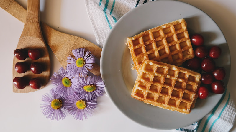 Waffles and Cherries