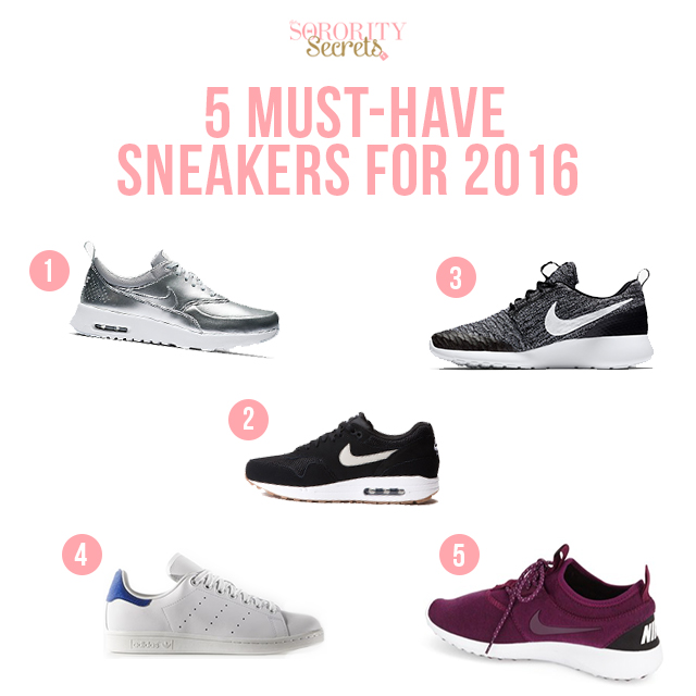 The Sorority Secrets 5 MustHave Sneakers of 2016