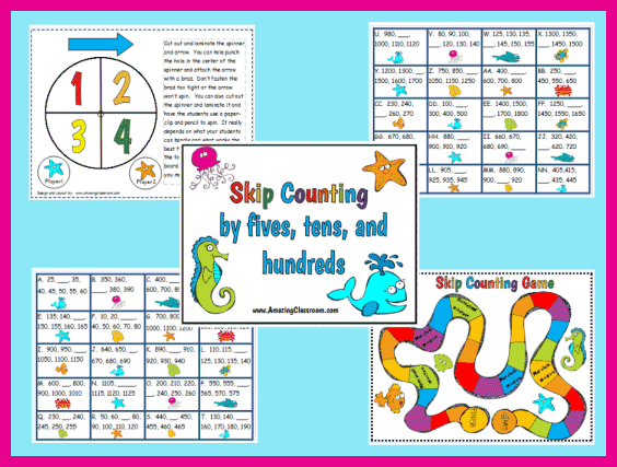 Just Added - Skip Counting Math Game | Amazing Classroom Blog