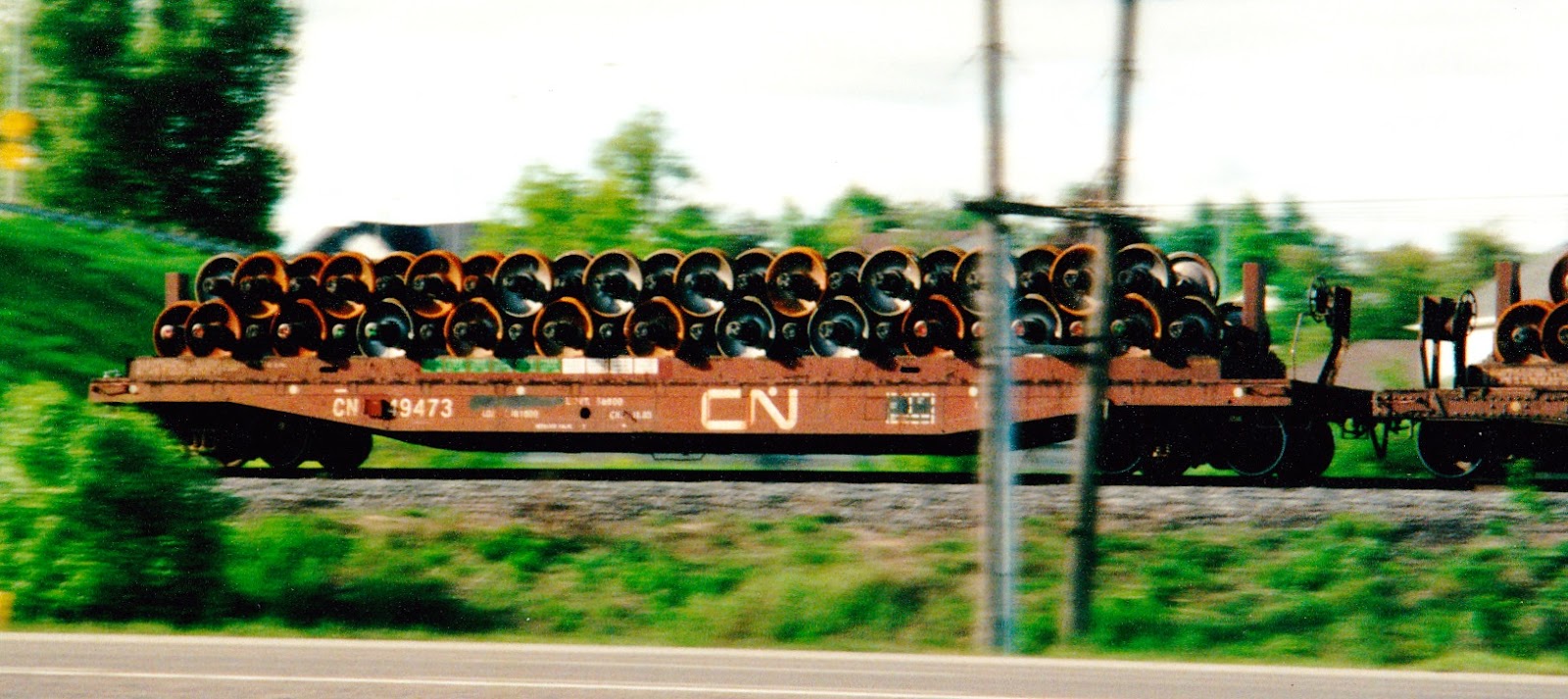 Trackside Treasure CN Wheel Flatcars