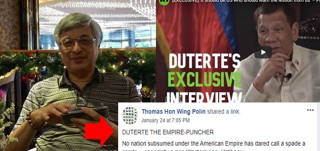 'Duterte the Empire Puncher' - former international journalist Thomas Hon Wing Polin on PRRD | PTN
