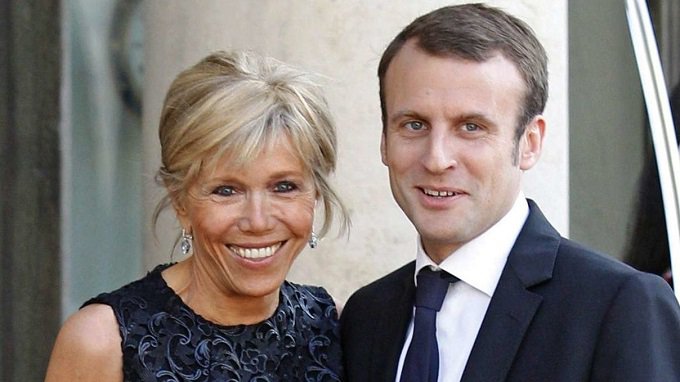 PRESIDENT AND FIRST LADY OF FRANCE, THE MACRON