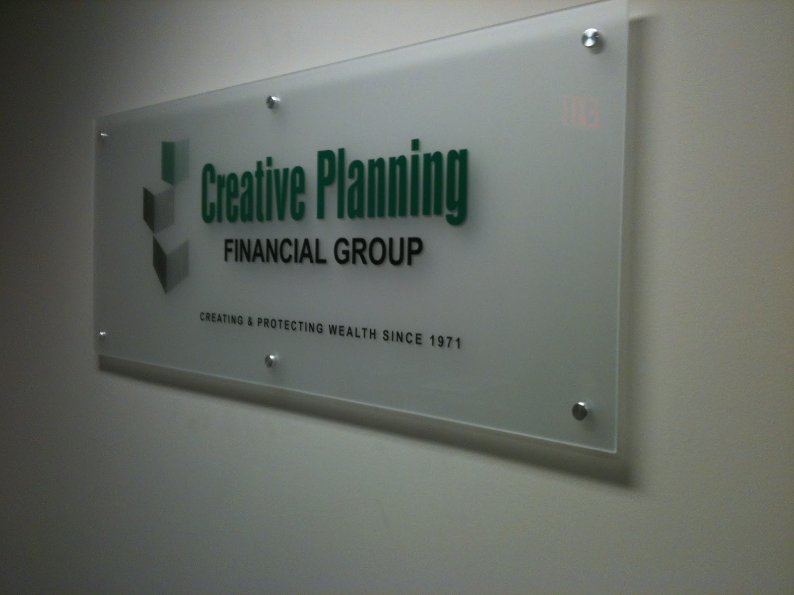 MacGraphics Frosted Glass and Vinyl Letters