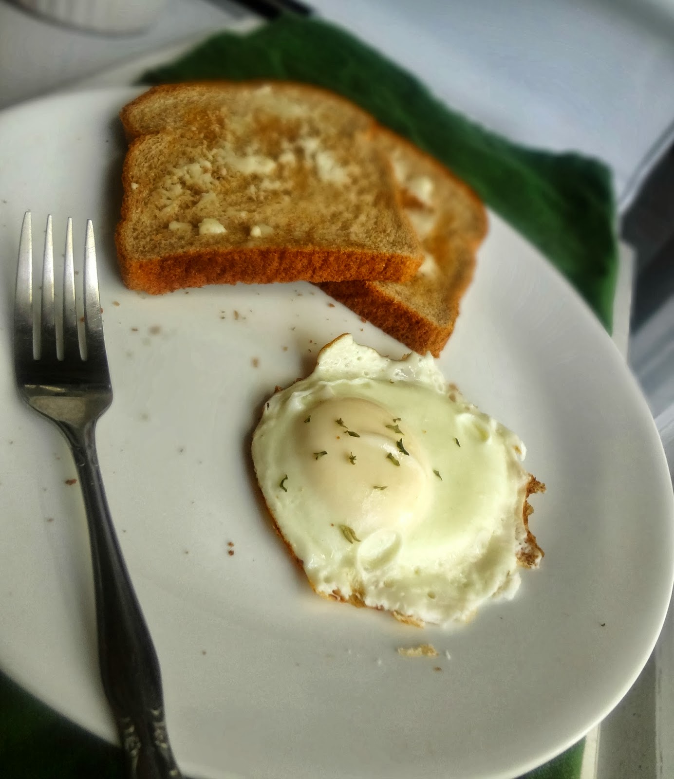 The Cooking Actress Over EASY Eggs