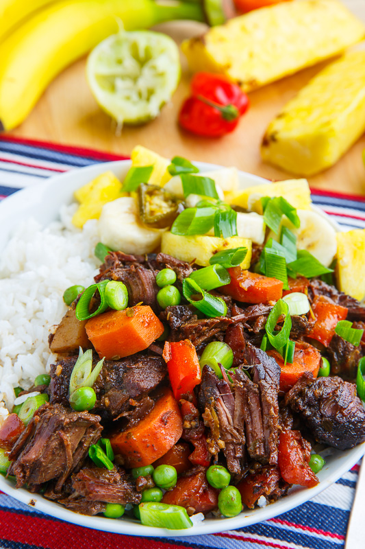 Jamaican Style Jerk Beef Stew Recipe on Closet Cooking