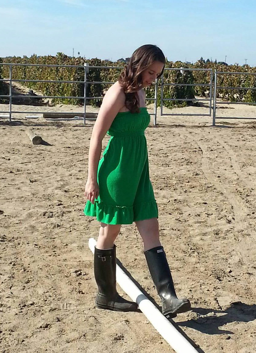 sundress and boots