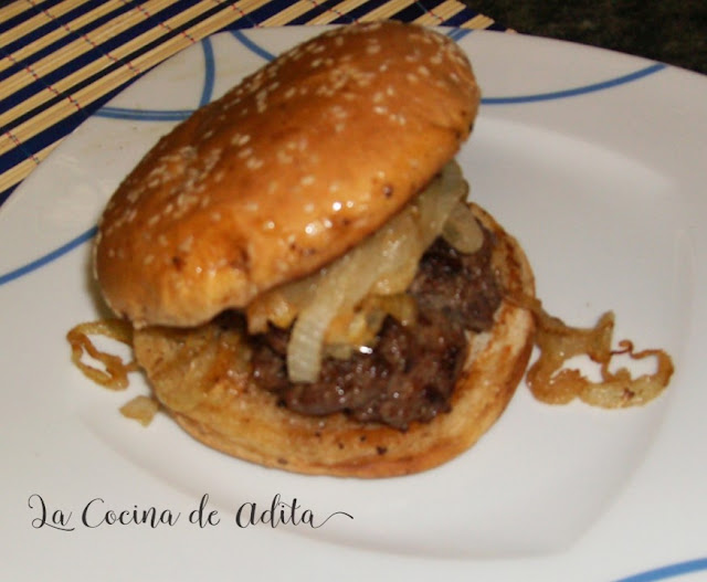 Hamburguesa  de lujo de buey