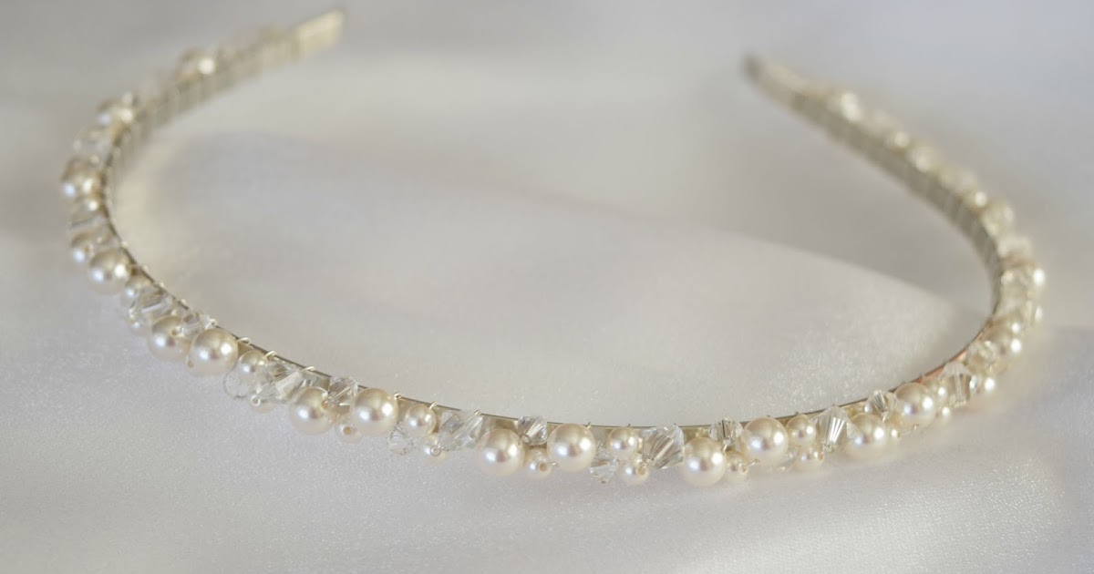 pearl headband diy