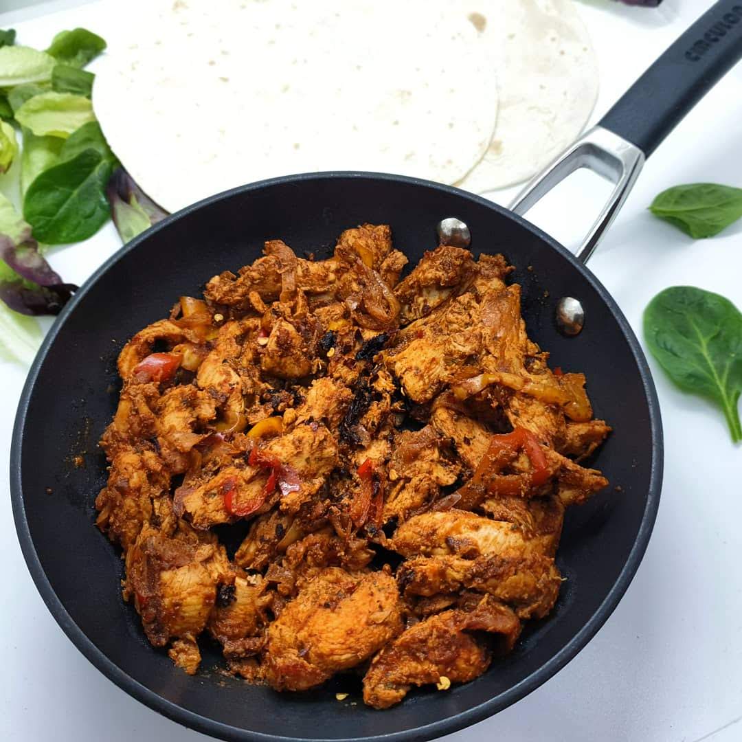 Chicken Fajita Mix Healthy Recipe Sugar Pink Food Healthy