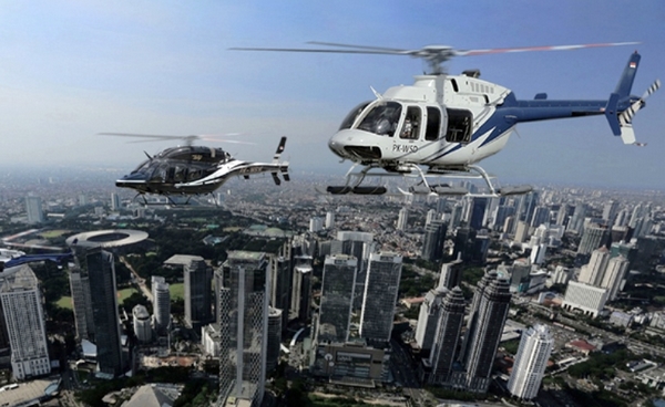 Surabaya Akan Sediakan Taksi Udara Helikopter Nikmati Destinasi Wisata dari Udara