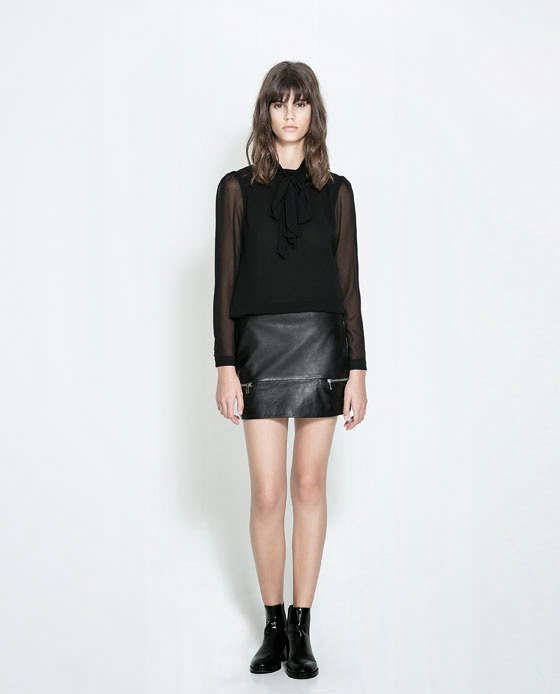 fashioncollectiontrend: 2014 membrane models mini skirt , Zara skirt ...
