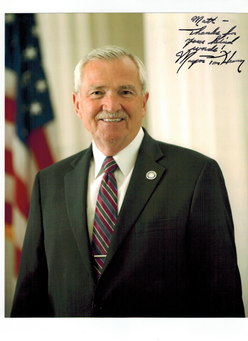Mattsletters Mayor Tom Henry of Fort Wayne, Indiana