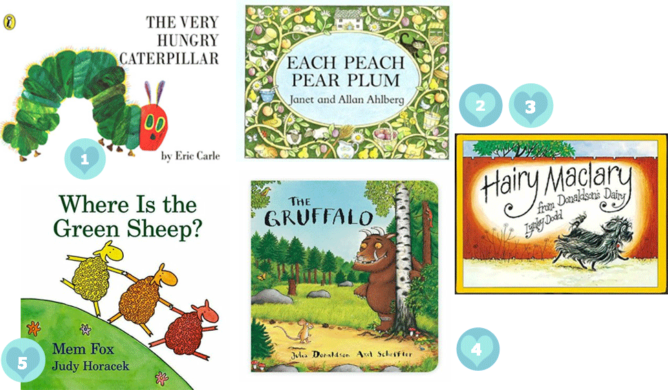 Top 5 baby books