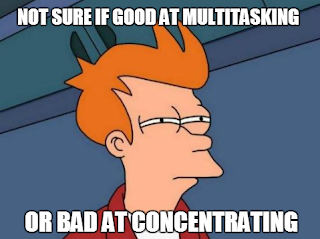 Fry meme about concentration