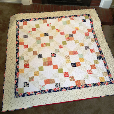 Busy Hands Quilts: Moda Love Layer Cake Lap Quilt in Birch Farm ...